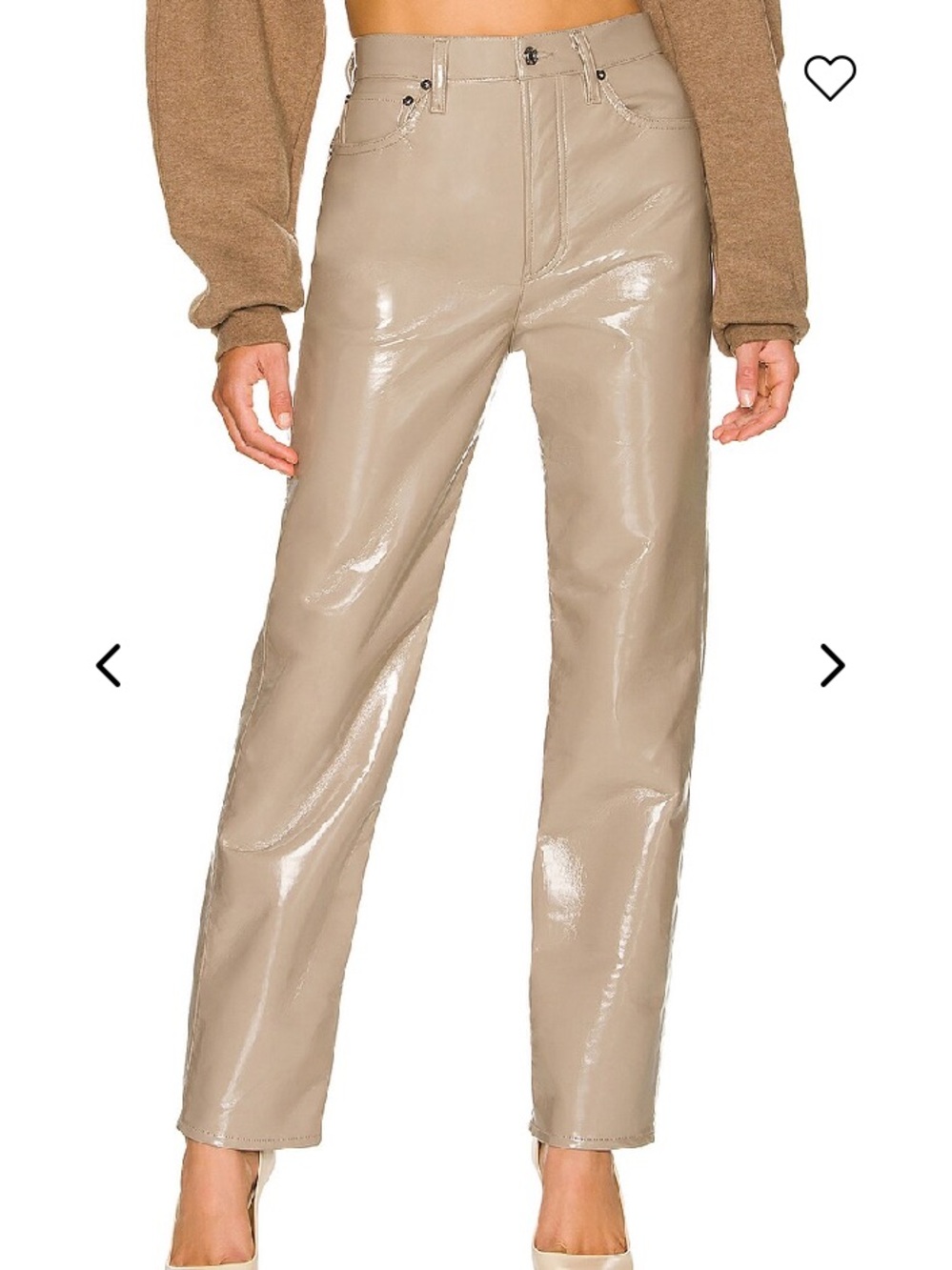 A Golde Recycled Leather 90's Pinch Waist, 23